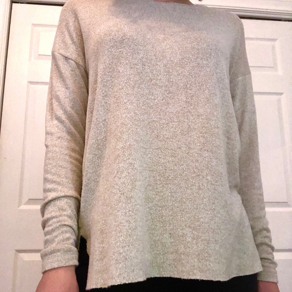 Light Beige Soft Sweater